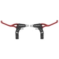 thumbnail image 3 of Juego de frenos V-Brake para bicicleta de aluminio rojo anodizado con palancas de freno rojo anodiza, 3 of 7