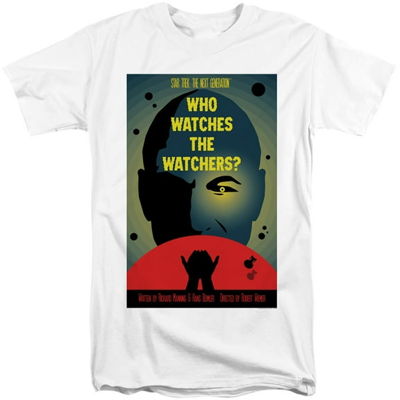 Star Trek Tng Season 3 Episode 4 Adult Tall T-Shirt 18/1 T-Shirt White