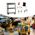 thumbnail image 4 of TISHITA Tools Trolley Model Creative 1/18 for Auto Mechanic Repair Shop Parking Lots style D, 4 of 7