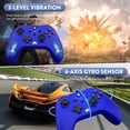 thumbnail image 4 of Dinosoo Xbox Wireless Controller Replacement for Xbox One, Xbox Series X&S, Xbox One X&S, PC Windows 10 and Above - Blue, 4 of 7
