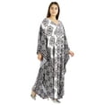 thumbnail image 2 of Moomaya Kimono Maxi Dress Printed Long Kaftan For Women Cover-Up Caftan Beach Resort Dress, 2 of 7