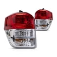 thumbnail image 5 of CarLights360: For 2010 2011 2012 2013 Toyota 4Runner Tail Light Assembly Driver and Passenger Side DOT Certified Chrome w/Bulbs | TO2818147 TO2819147, 5 of 9