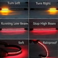 thumbnail image 3 of 48 Led Brake Light Fits Motorcycle Car Bike Turn Signal Light Bar With 12v Light, 2pcs, 3 of 5