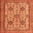 thumbnail image 1 of Ahgly Company Indoor Square Persian Orange Traditional Area Rugs, 6' Square, 1 of 1