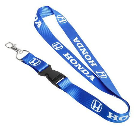 Honda Lanyard Quick Release Key Chain - JDM Blue Civic Accord CR-V Odyssey Fit CR-Z Crosstour Insight Pilot Ridgeline FCX Clarity Powersports Racing keychain.., By Altecmotors From