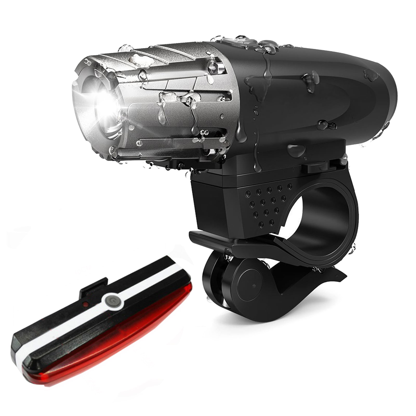 Details about   USB Rechargeable LED Bicycle Light Bike Rear Lamp Front Headlight &Taillight Set 