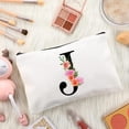 thumbnail image 6 of Letter Initial Canvas Tote Bag Personalized Present Bag  for Mother's Day Bridesmaids Bride Birthday Wedding, 6 of 6
