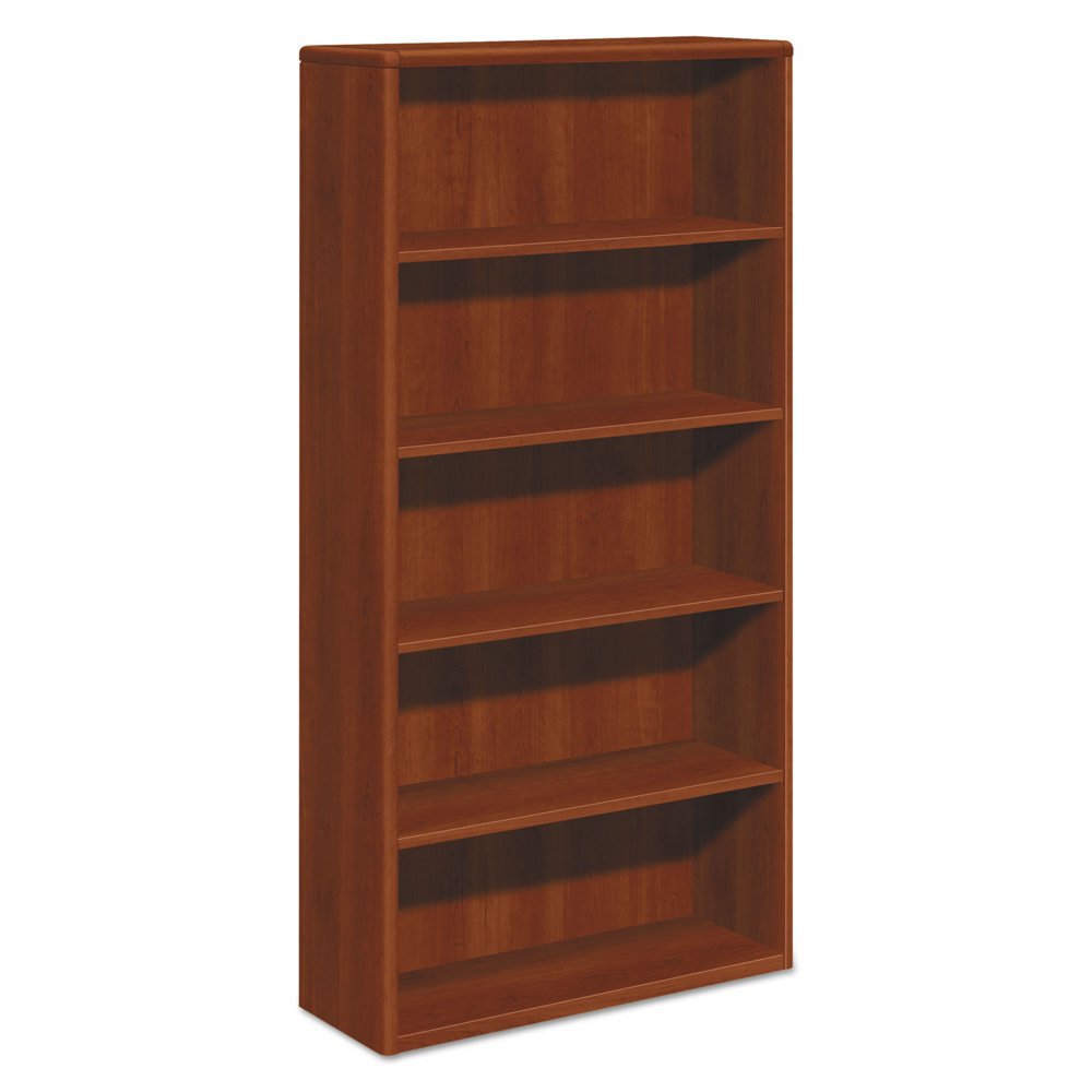 Hon Company 10700 Series Wood Bookcase, Five Shelf, 36w X 13 1/8d X 71h