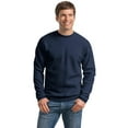 thumbnail image 3 of Hanes Mens ComfortBlend EcoSmart Crew Sweatshirt - Best-Seller, 3XL, Deep Navy, 3 of 7