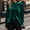 Vert, variante sur yardsong Blouse à Col Montant à Volants en Velours pour Femme - Haut Élégant à Manches Longues Bouffantes pour l'Automne et l'Hiver, Bleu, G