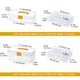 thumbnail image 3 of Caja de almacenamiento Vidifor de plástico transparente con divisores ajustables, 3 of 8