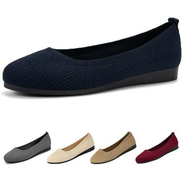 Deviseclue Shoes, Women Comfortable Breathable Slip on Arch Support Non-Slip Casual Shoes, Orthopedic Walking Shoes