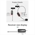 thumbnail image 2 of 2.4G -Mounted Wireless Lavalier Microphone Set Transmitter with Receiver for Amplifier Voice Speaker Teaching Tour, 2 of 8