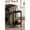 Black, variant on Kate and Laurel Knowlton Modern Tiered Triangle Side Table, 13 x 12 x 24, Walnut Brown, Transitional Two-Tier Triangular Living Room End Table with Storage for Use as Indoor Plant Stand