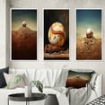 thumbnail image 1 of Designart "Pitcher s Mound in Baseball II" Sports Framed Wall Art Set Of 3 - Beige Sport Baseball Frame Gallery Wall Set For Home Decor, 1 of 6