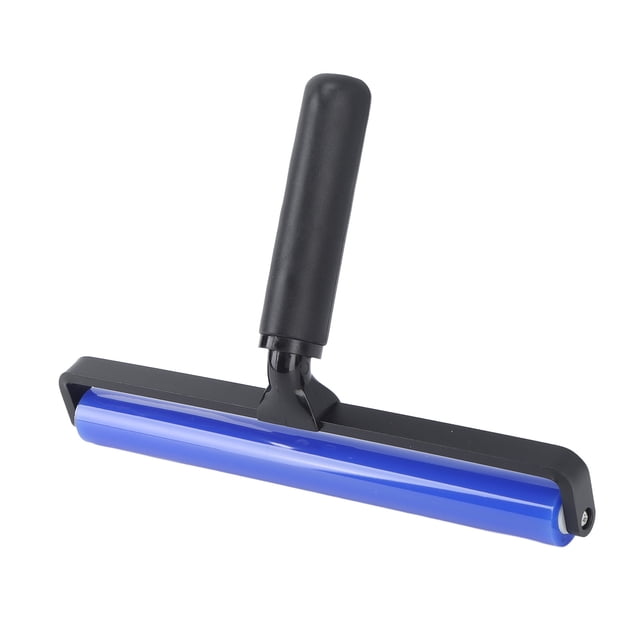 Super Rouleau en Silicone avec Poignée Noire, Idéal pour Cheveux, Poussière, et Plus