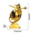 thumbnail image 3 of Langgg Trophée de Football Sculpture Décorative pour Fans de Football d'Équipe Fans Sports, 3 of 4