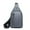 Grey, variant on Crossbody Bags for Women,Bags for Women Small Sling Bag Crossbody Chest Shoulder Water T Sling Purse Strap Travel Bag for Men Women Boys with Earphone Hole Purses for Women