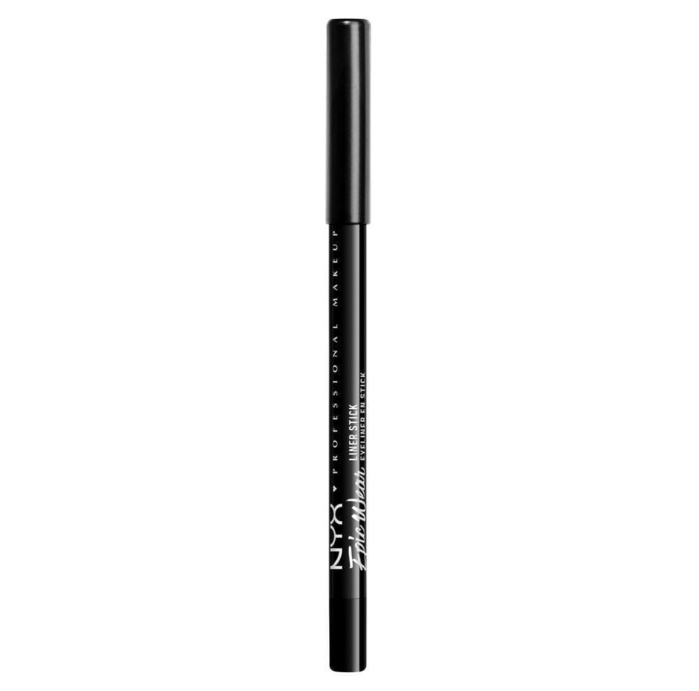 NYX PROFESSIONAL MAKEUP, Epic Wear, Liner sticks, Waterproof, Smudge proof, Easy glide application - PITCH BLACK (Matte Black), Waterproof Eyeliner