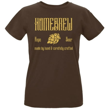 Homebrew Hops Beer Hand Crafted Womens Organic T
