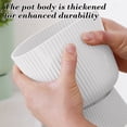 thumbnail image 5 of ddioayh Flower Pot with Detachable Water Storage Base Automatic Self Watering System Breathable Holes Prevents Root Rot Modern Design for Home Decor 7.48x5.5x5.5in Lightweight Plastic, 5 of 6