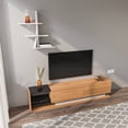 thumbnail image 4 of Decorotika Liza Tv Stand - Teak White Black, 4 of 5
