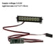 thumbnail image 3 of Coche RC, doble fila, barra de luz de techo de alto brillo, modelo de vehículo, lámpara de 16 LED, accesorio de iluminación de pieza de actualización automotriz de 5-8,4 V Inevent FN000787-00, 3 of 7