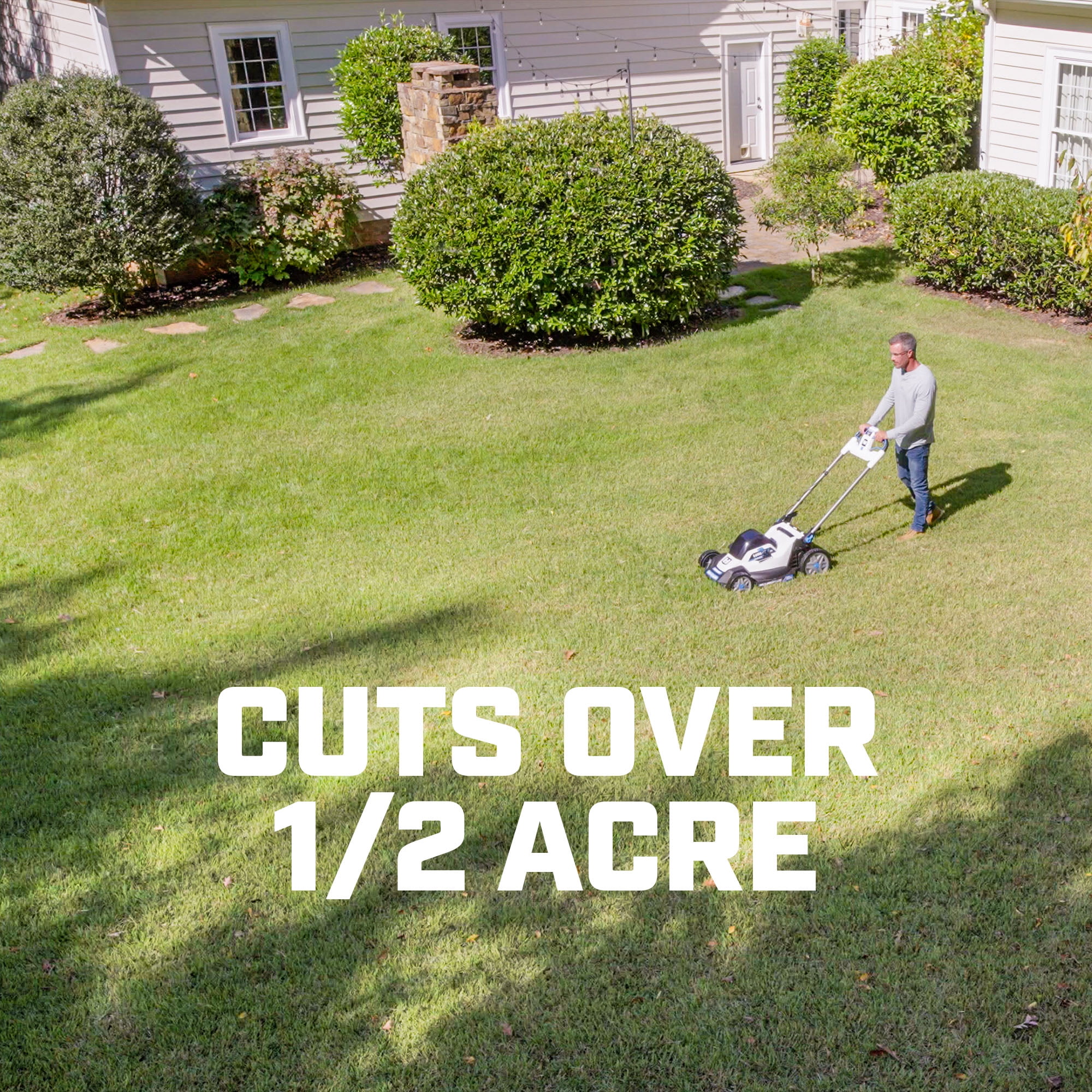 HART 40V 20" Self-Propelled Dual Blade Mower