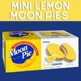 thumbnail image 3 of Lemon and Blueberry Flavor Moon Pie Minis 6 oz Marshmallow Sandwiches Individually Wrapped for Home Travel Pantry Lunchbox Food Snacks Party Favor Treats Gift Supplies 2 Boxes - Total of 18 Mini Pies, 3 of 7