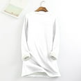 thumbnail image 4 of Tops Blouses Long Sleeve Going out Tops for Women Plus Loose Raglan Top Thickened Velvet Lamb Wool Warm Sweatshirts, 4 of 4