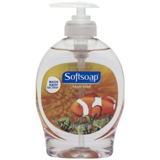 softsoap antibacterial liquid hand soap, aquarium series, pump, 7.5