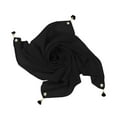 thumbnail image 2 of MSJUHEG Head Scarves for Chemo,Turbans,Hair Scarf,Chemo Headwear,Head Wraps,Chiffon Square Head Scarf Lightweight Neck Scarves Hair Neckerchief Black One Size, 2 of 4