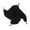 Black, variant on Head Scarf for Women Fashion Solid Chiffon Square Lightweight Neck Scarves