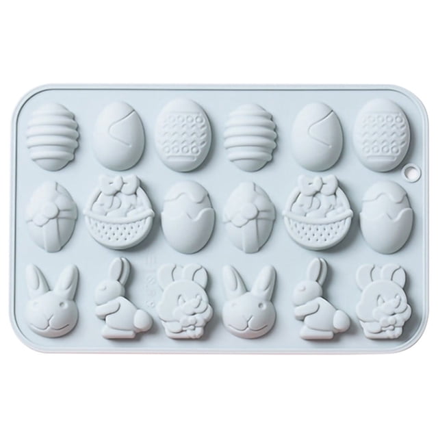 TIMIFIS Baking Mold 18 Easter Bunny Chocolate Ice Cake Mould Kitchen Gadgets