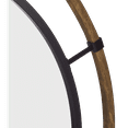 thumbnail image 5 of Bouclair Miroir Rond à Cadre en Bois Noyer, 5 of 5