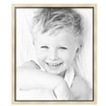 thumbnail image 2 of ArtToFrames 26" x 31" Silver with Black Lip Picture Frame, 26x31 inch Multi Wood Poster Frame (WOM-5193),  Pack, 2 of 7