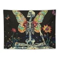 thumbnail image 5 of Orinice  Blacklight Skeleton Tapestry Butterfly Tapestry Trippy Evil Eye Tapestry UV Reactive Plant Wall Tapestry Galaxy Space Tapestry Wall Hanging for Bedroom 40x30inch, 5 of 6