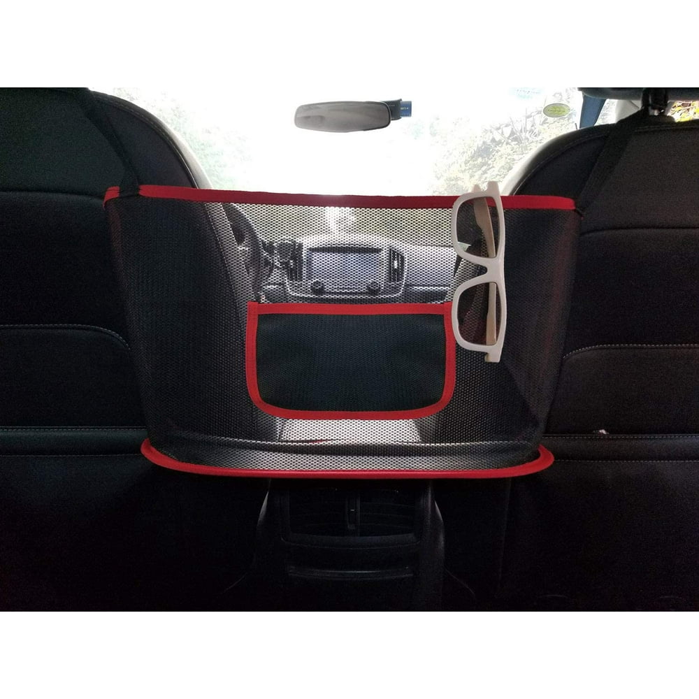 Car Handbag Net Pocket Holder, Driver Storage Netting Pouch, Car Hooks