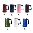 thumbnail image 3 of Kearding Taza de vacío a prueba de fugas, lavable, antideslizante, reutilizable, aislamiento térmico, 709ml, botella de agua de repuesto para oficina Suministros térmicos Rosado Kearding HA074472-03, 3 of 6