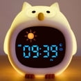 thumbnail image 2 of Reloj Despertador para Niños con Forma de Oso, Reloj de Entrenamiento para Dormir para Niños Pequeños, Luz de Noche Táctil para el Dormitorio de los Niños, 2 of 5
