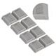 thumbnail image 3 of Tapón de cama tazas de goma con ruedas ergonómicas para sala de estar oficina dormitorio hogar ANGGREK Otros, 3 of 8