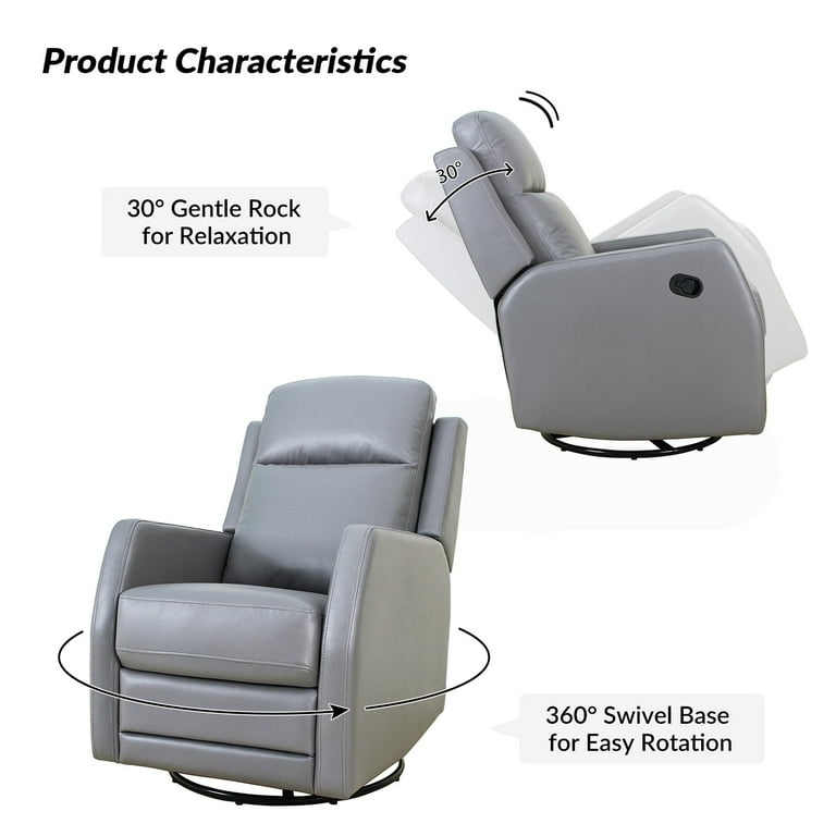 Stylish Push-Back Chair by Art of Living Designs: Esteban Leather