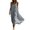 Grey, variant on JIAYUE Women's Backless Dress Summer Casual Sleeveless Solid Color Spaghetti Strap Crew Neck Dresses Relaxed Fit Lightweight Home Everyday Comfortable Soft Wear