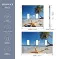 thumbnail image 3 of Dailycode Light Switch Plate Covers 2 Gang Wall Plate Plastics Outlet Covers for Kitchen Home Office Decor Starfish Beach Coconut Tree, 3 of 8