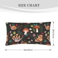 thumbnail image 2 of King Pillow Cases Standard Size - Mushroom snail Soft Envelope Closure Microfiber Block Print Pillow Cover, Wrinkle Stain Resistant Travel Pillow Covers Standard Size 20x36in, 2 of 7