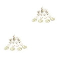 thumbnail image 2 of maskred Mini House Tableware Set Miniature Kitchen Ornament Interesting 1/12 Scale Scene Layout Dinnerware Kit Models Props Green Leaf Yellow 2Set, 2 of 6