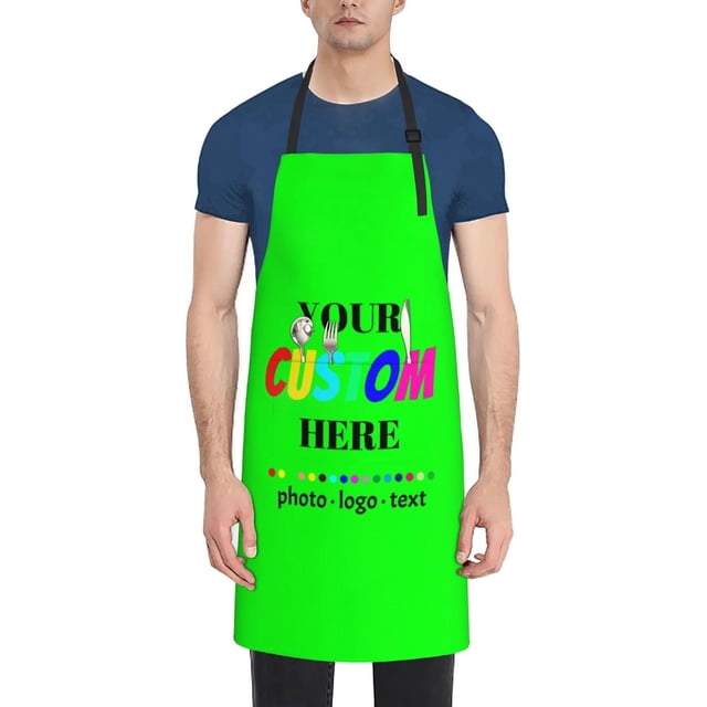 Custom Aprons For Men Women Personalized Apron For Kitchen Hair Stylist Servers Personalized Text Kitchen Waterproof Apron