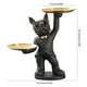 thumbnail image 2 of Estatua de bandeja de escritorio de resina, coleccionables de arte, figuritas decorativas de Bulldog geniales para regalo, 2 of 7