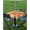 thumbnail image 4 of Fsddascl Hello Fall Outdoor Tablecloth - 54x54 Inch Square Dining Table Cover, Pumpkins Maple Leaf Botanical Orange Waterproof Outdoor Table Cloth with Umbrella Hole & Zipper for Picnic/Patio/Party, 4 of 7
