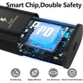 thumbnail image 3 of 2Pack-For Samsung Galaxy S22, S21,Note 20 Fast Charging,25w USB C Wall Charger Super Fast Charger Type C Block&6ft Android Phone Charger Cable for Samsung Galaxy S22 Plus, S20 / S21 Ultra Plus, 3 of 7